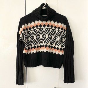 REDUCED! cropped turtle neck sweater